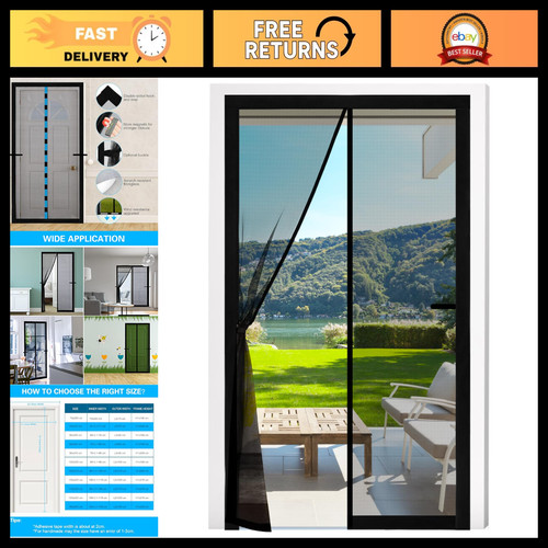 Magnetic fly screen - fly, door